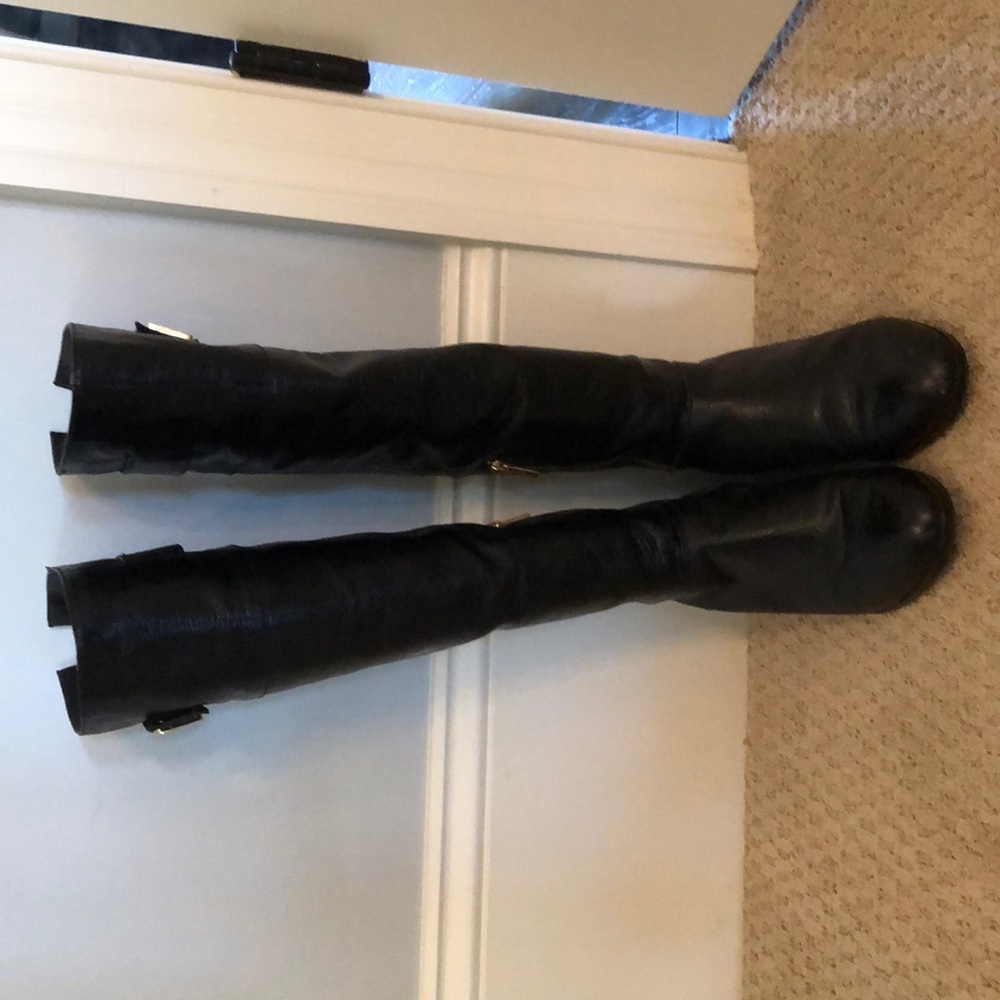 Micheal Kors leather riding boots